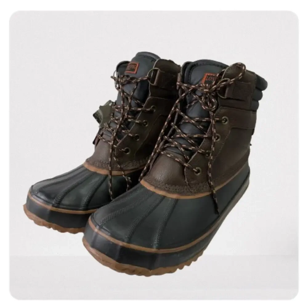 London Fog Men’s Winter Boots sz 8 Snow Waterproof NEW #M354